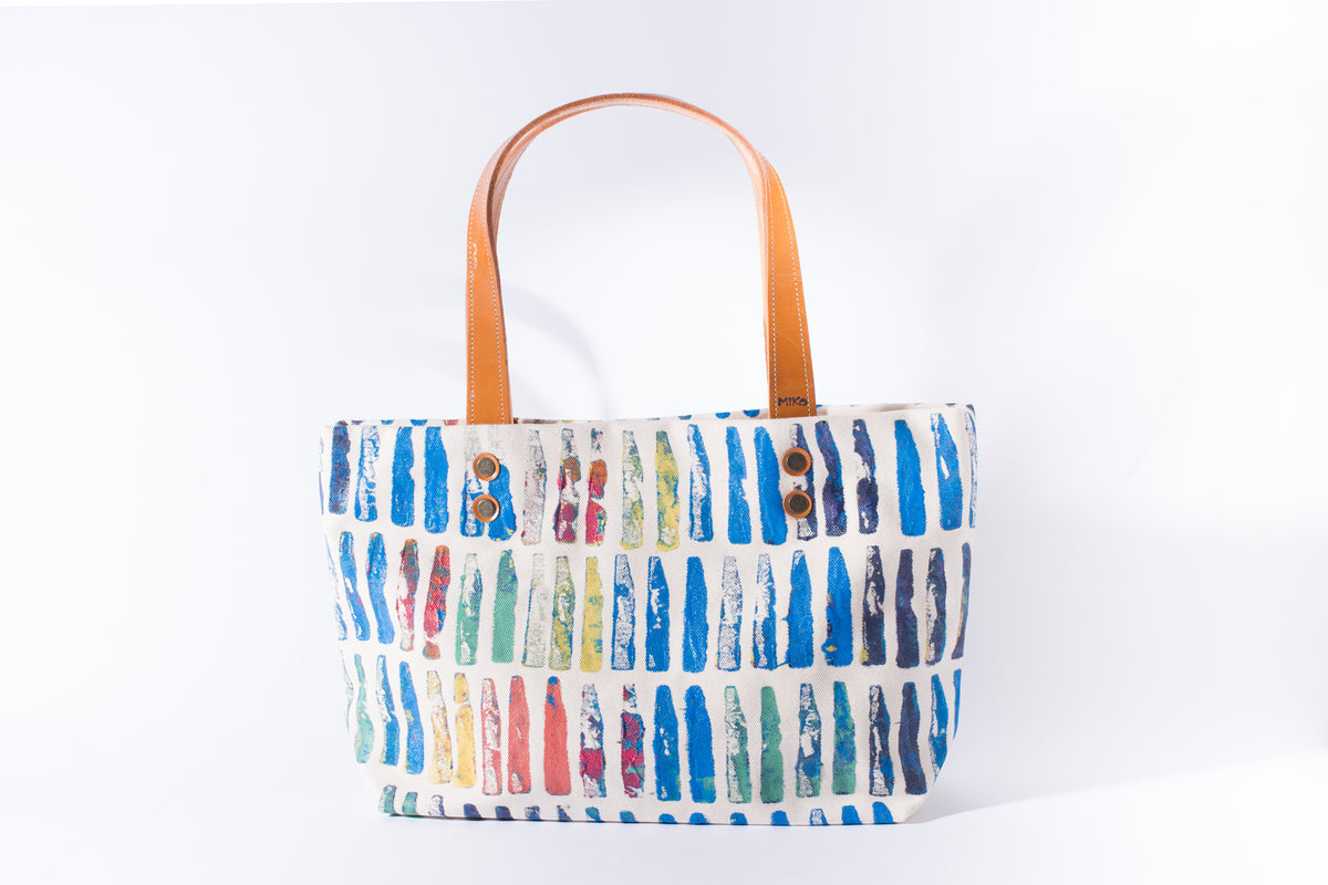Mikoバック ブルー巾木 Tote bag（L） – Miko-BAG